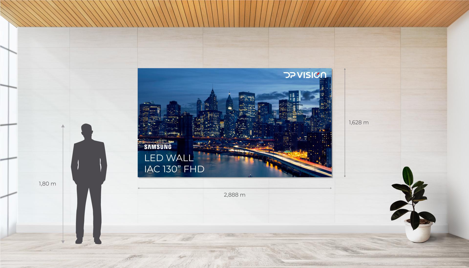 LED Wall da interno Samsung IAC da 130" FHD